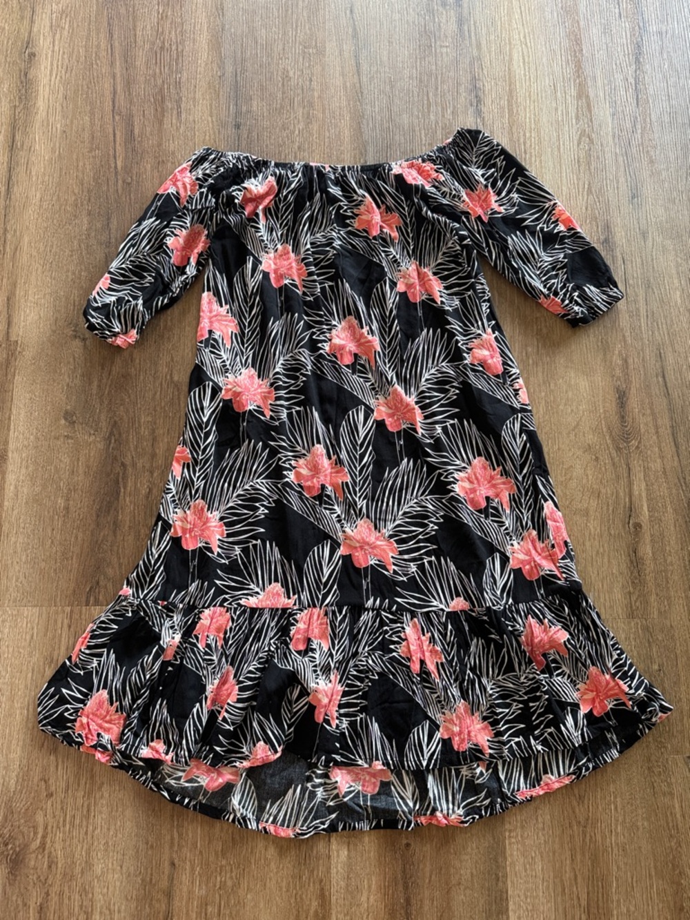 Off-Shoulder Pink Ginger Dress